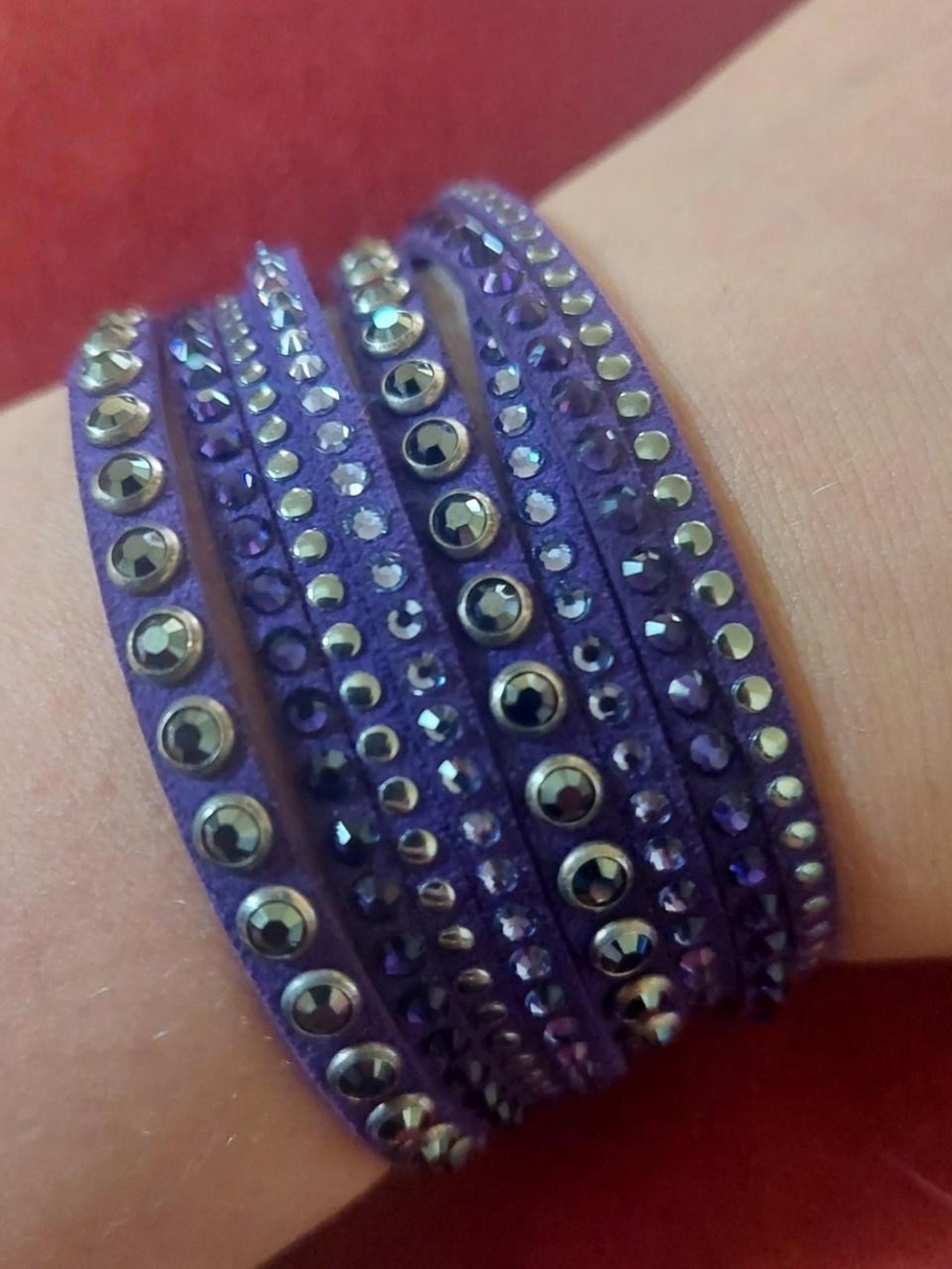 Purple Wrap Bracelet